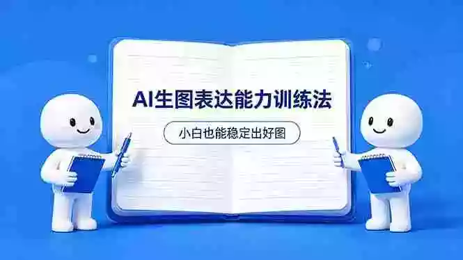 AI生图不是做漂亮图，而是表达能力。这套方法让小白也能稳定出好图